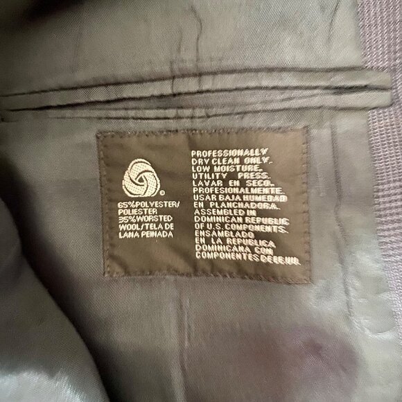 Towncraft 2 Button Sports Coat Blazer Jacket Men's Size 44L - Picture 9 of 9